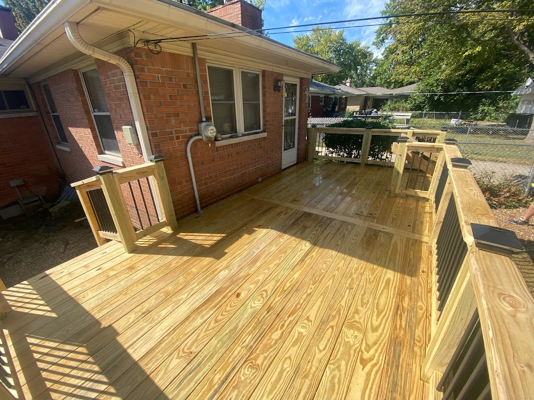 Adam Swinney at work on a home improvement project