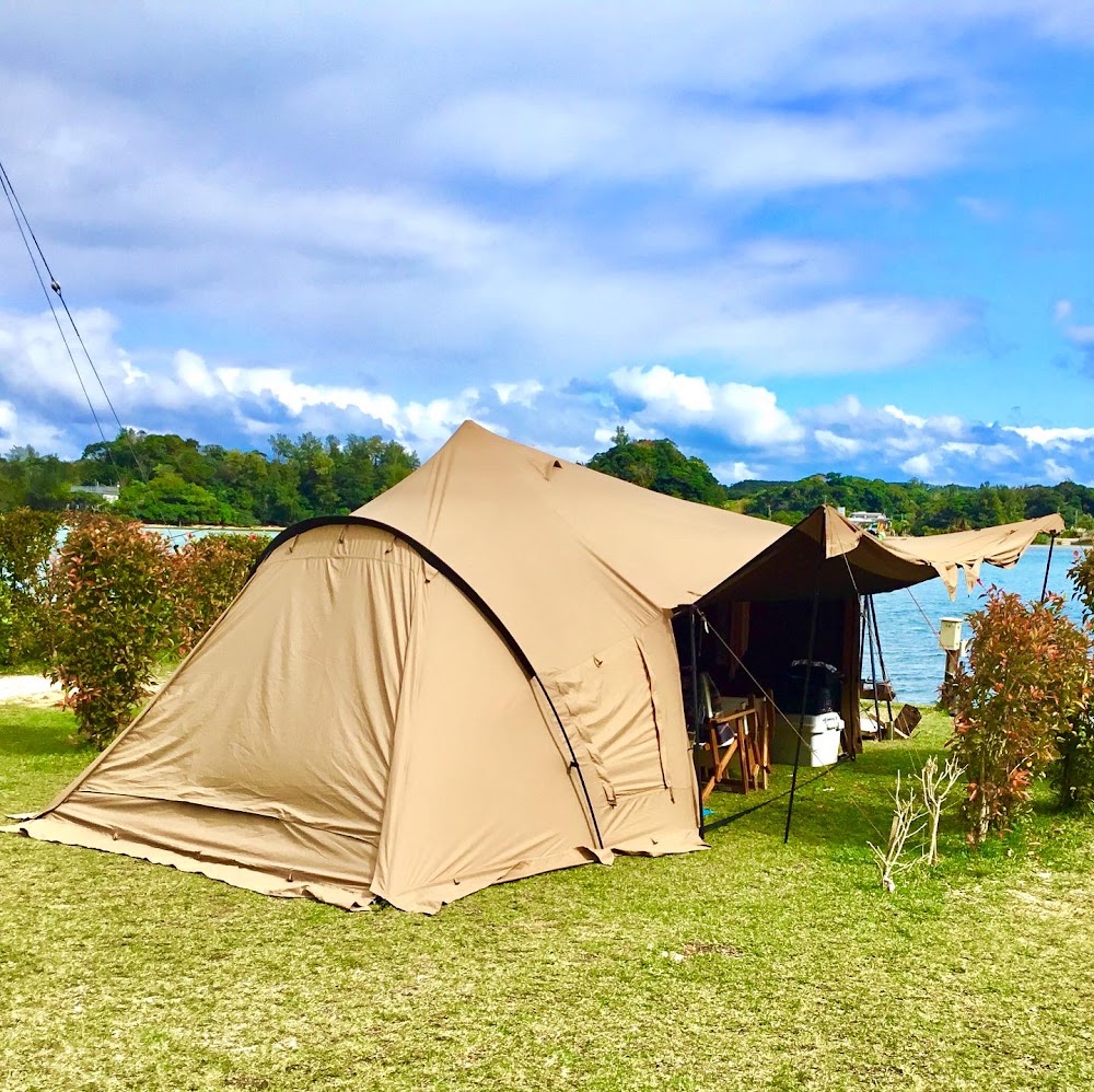 今帰仁海辺のキャンプ場