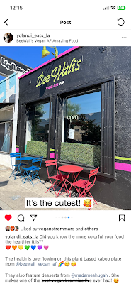 BeeWali’s Vegan AF ( amazing food)