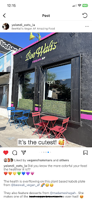 BeeWali’s Vegan AF ( amazing food)