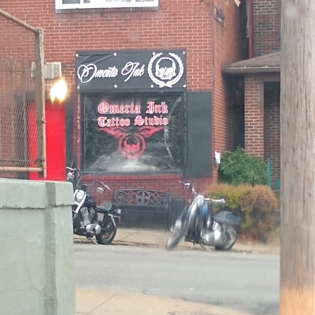The Tattoo Shop/Omerta Ink tattoo parlor in McKeesport, PA