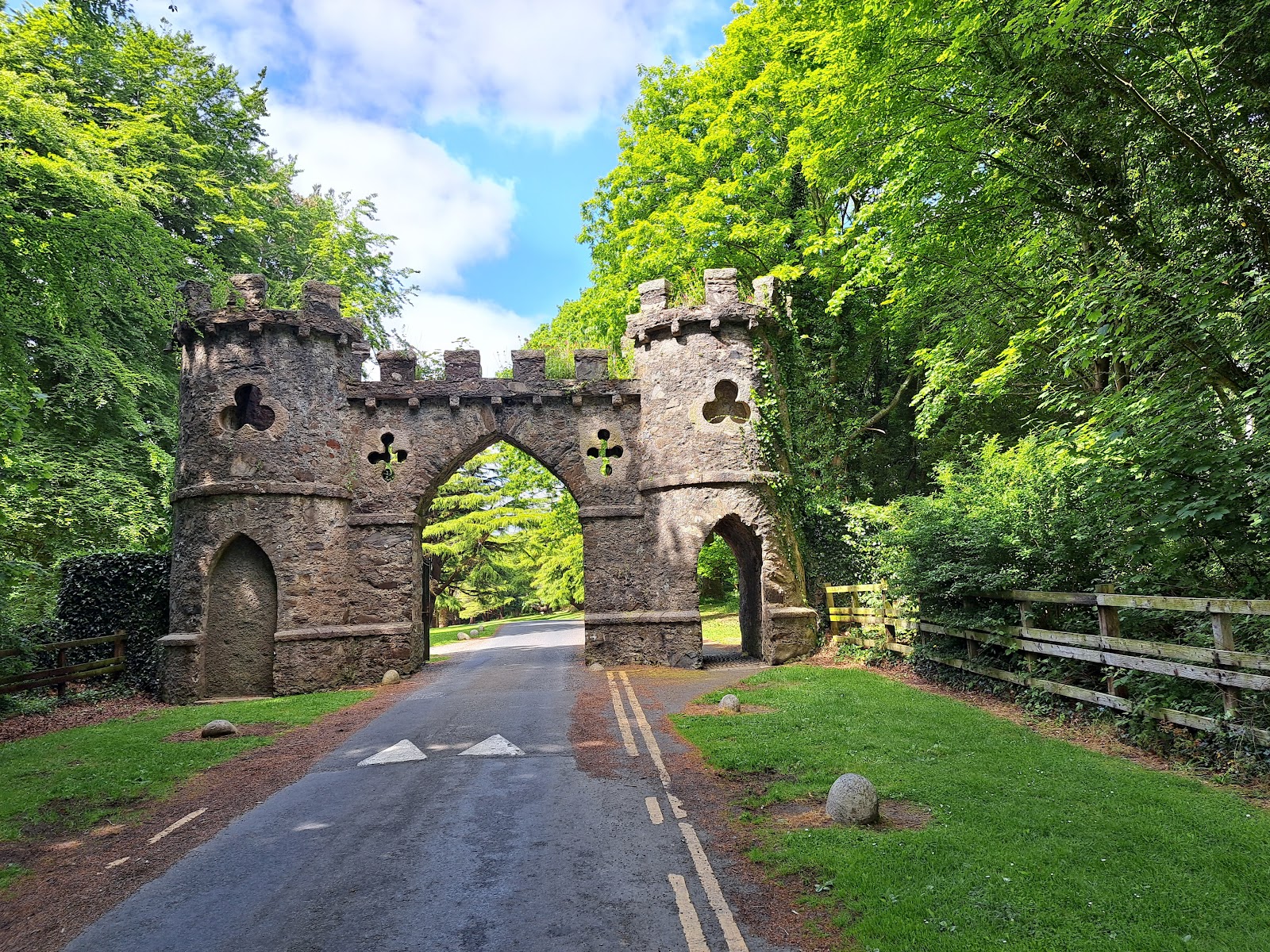 Tollymore Forest Park entrance
