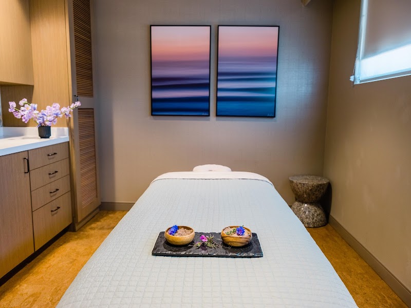 Rooftop spa with signature facials and massages