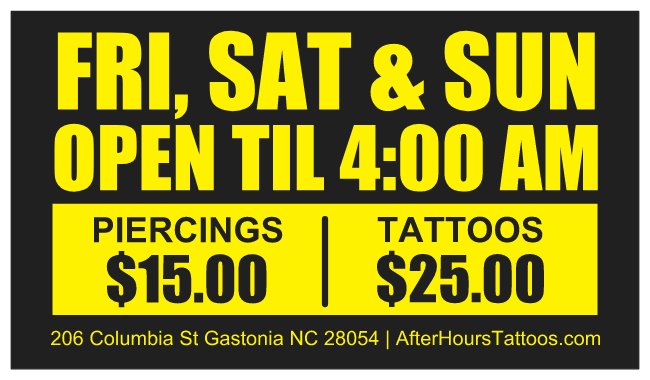 After Hours Tattoos tattoo work — photo 3