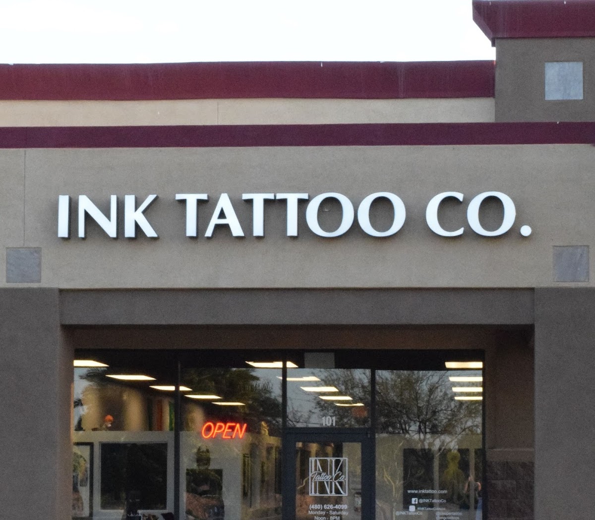 INK Tattoo Co. tattoo parlor in Mesa, AZ