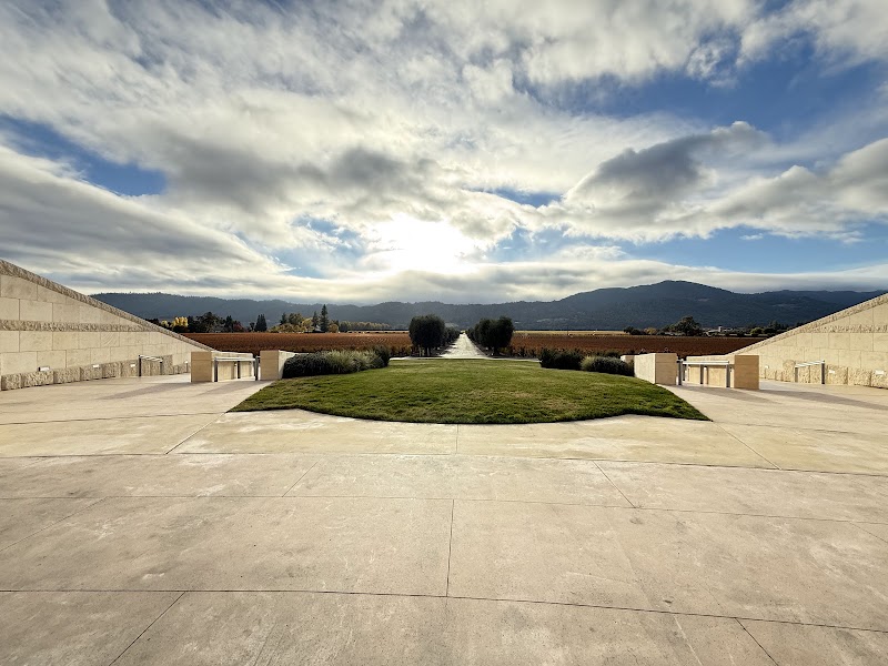 Balcony set mountain views and serene vineyard atmosphere