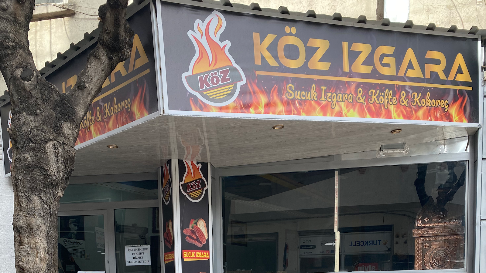 Köz Izgara Salonu mekanı