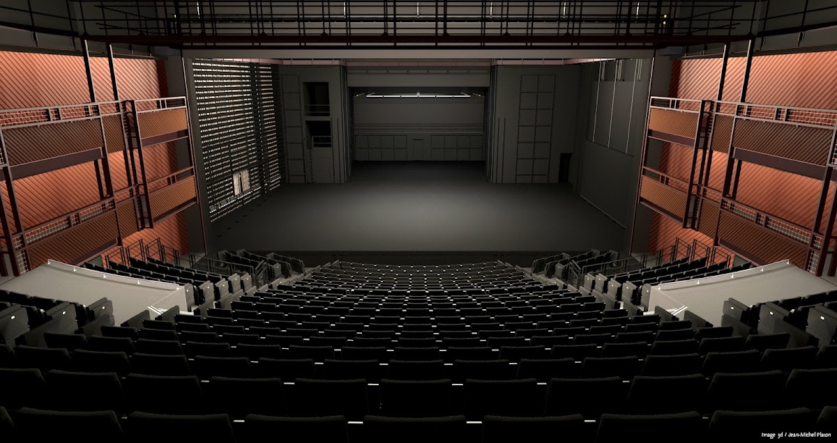 La Colline - théâtre national, vue extérieure