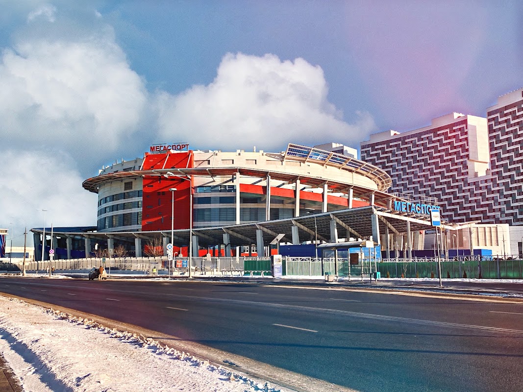 Megasport Sport Palace (Спорткомплекс Мегаспорт) exterior — Moscow, Russia