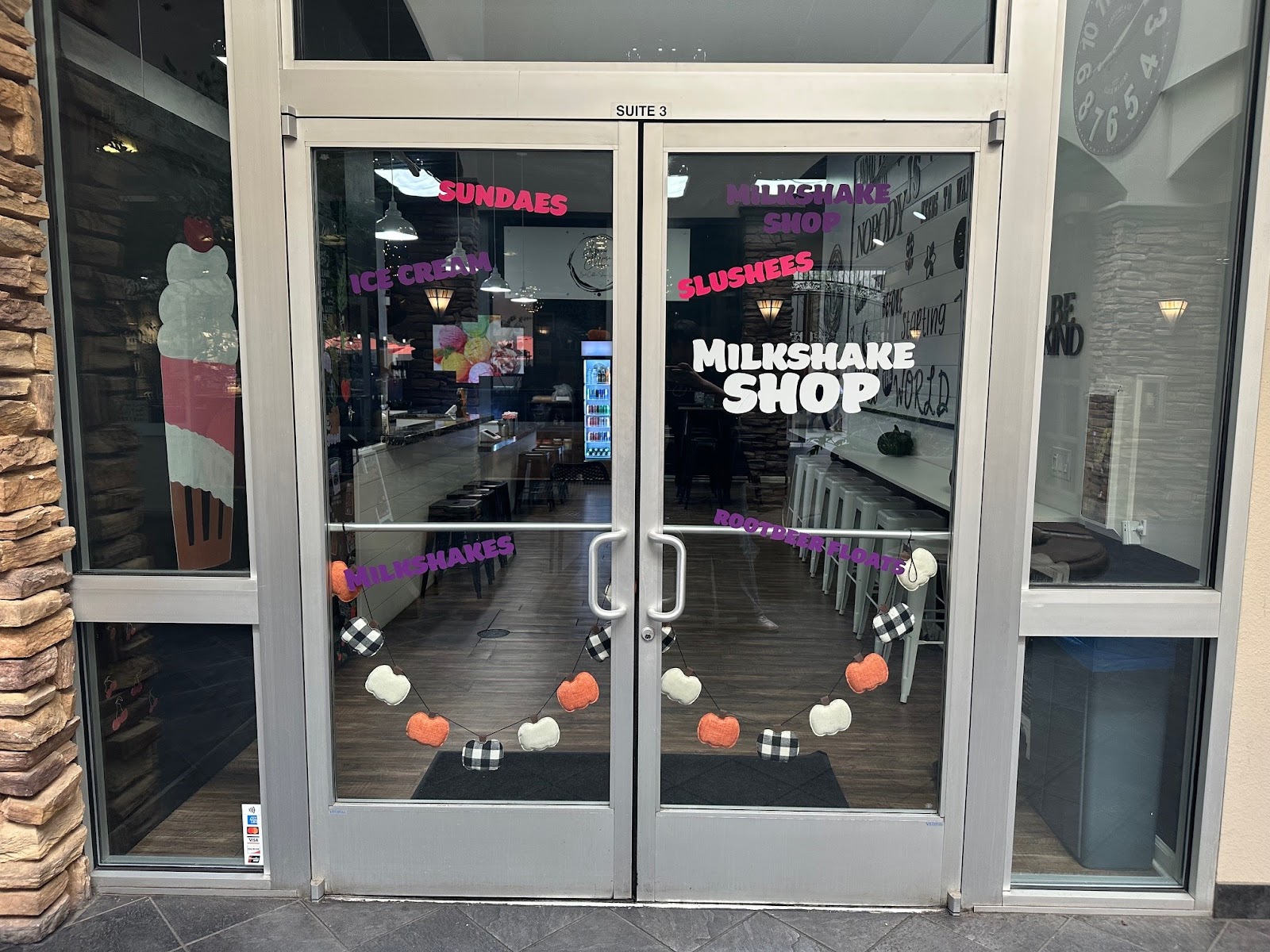 A tall hand-spun milkshake from The Milkshake Shop