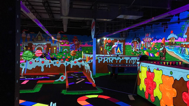 ParTees 3D Glowgolf banner