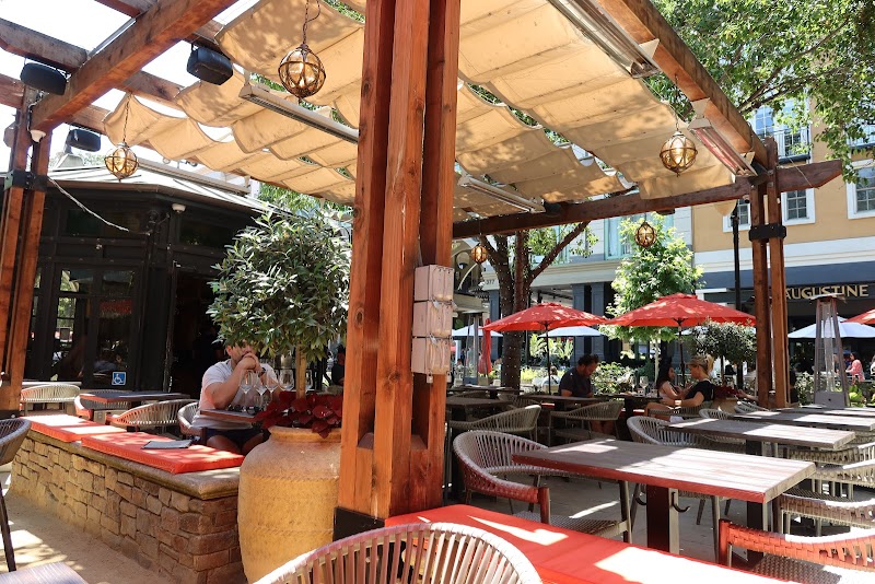 Casual indoor and outdoor seating