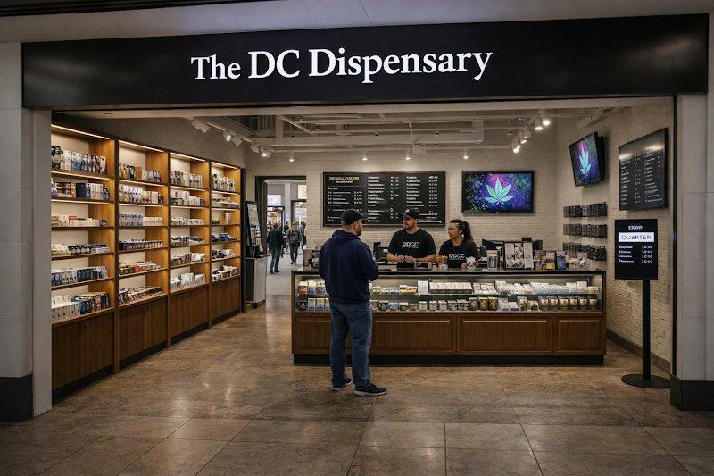 Video tour of The DC Dispensary retail environment