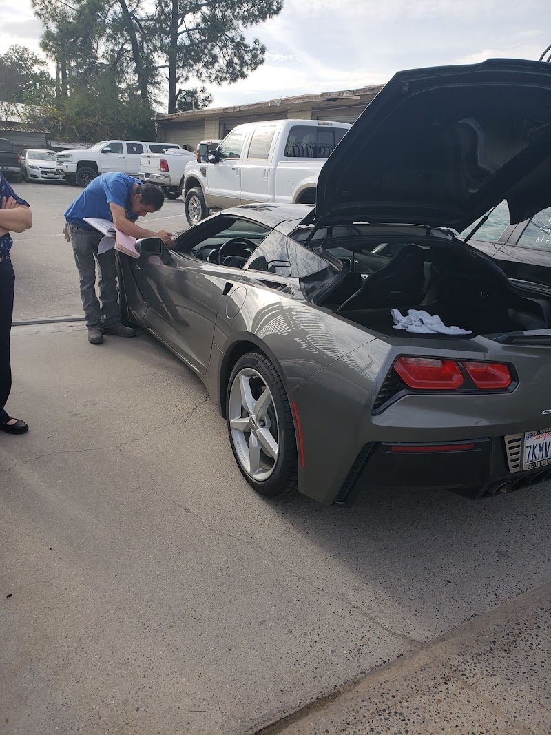 Expert body work and dent repair on a customer's vehicle.