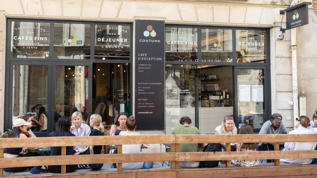 Coutume Babylone | Torréfacteur | Coffee shop | Brunch, vue extérieure