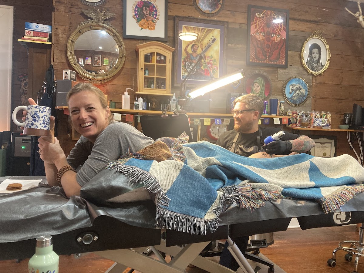 San Antonio Rose Tattoo tattoo work — photo 2