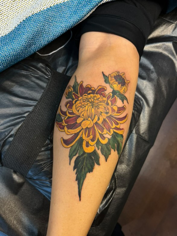San Antonio Rose Tattoo tattoo work — photo 3