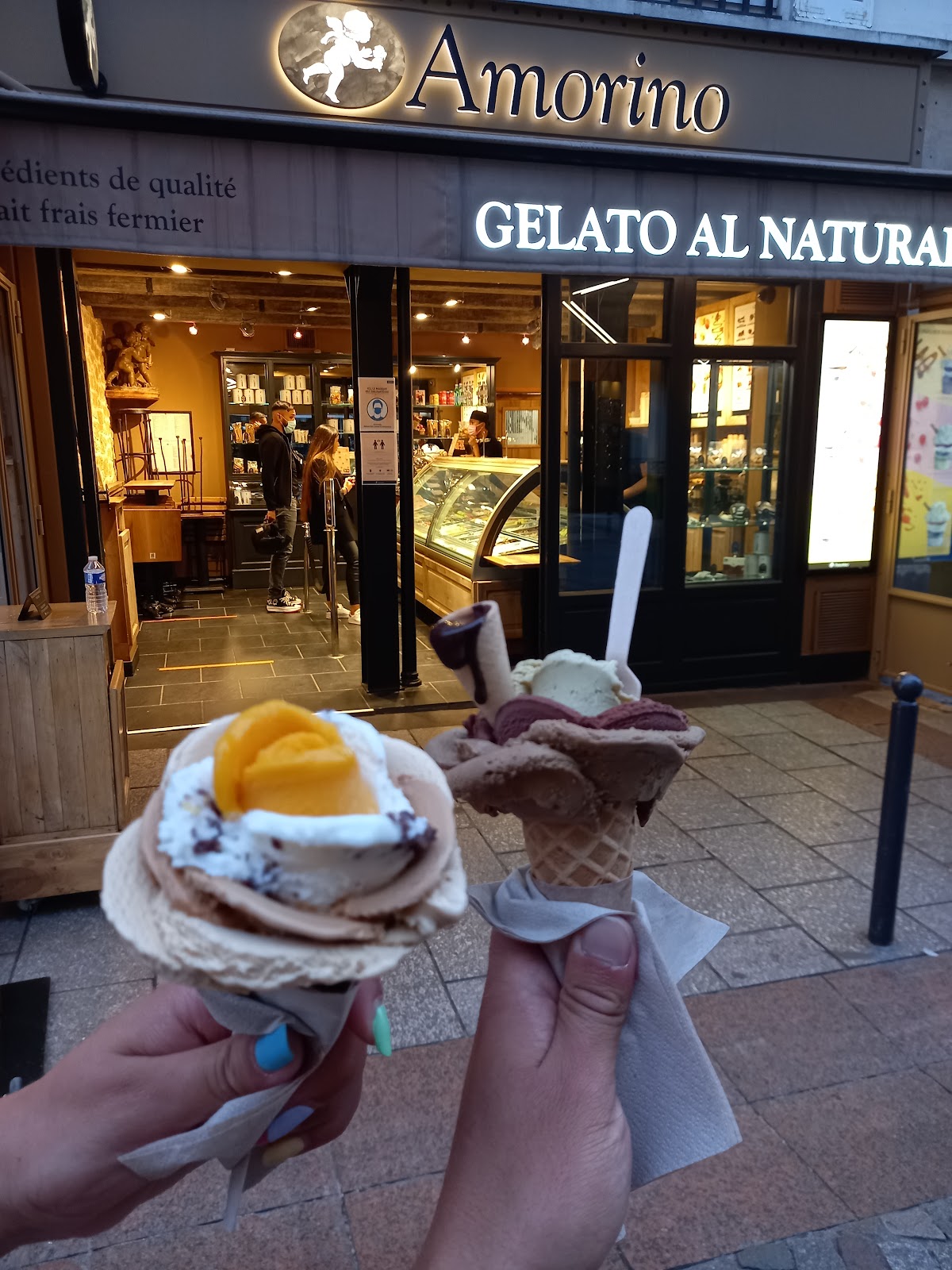Amorino Gelato - Paris Cler, vue extérieure