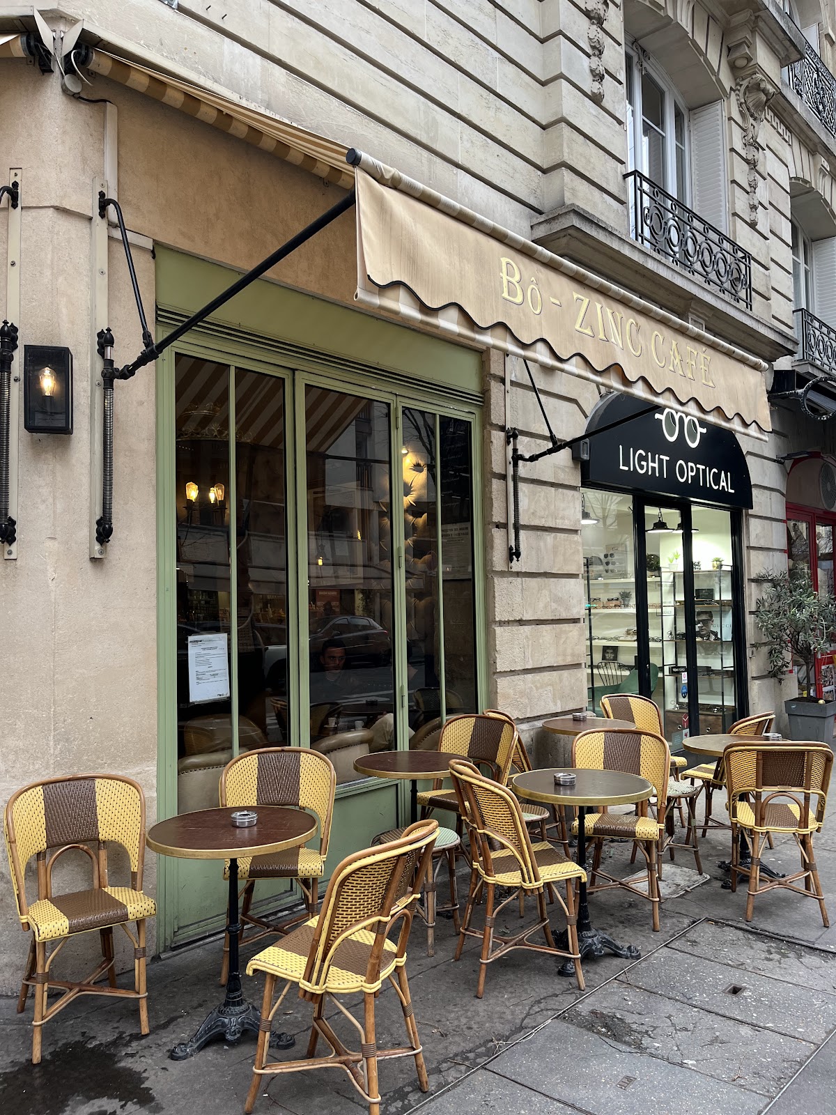 Bô-Zinc Café, vue extérieure