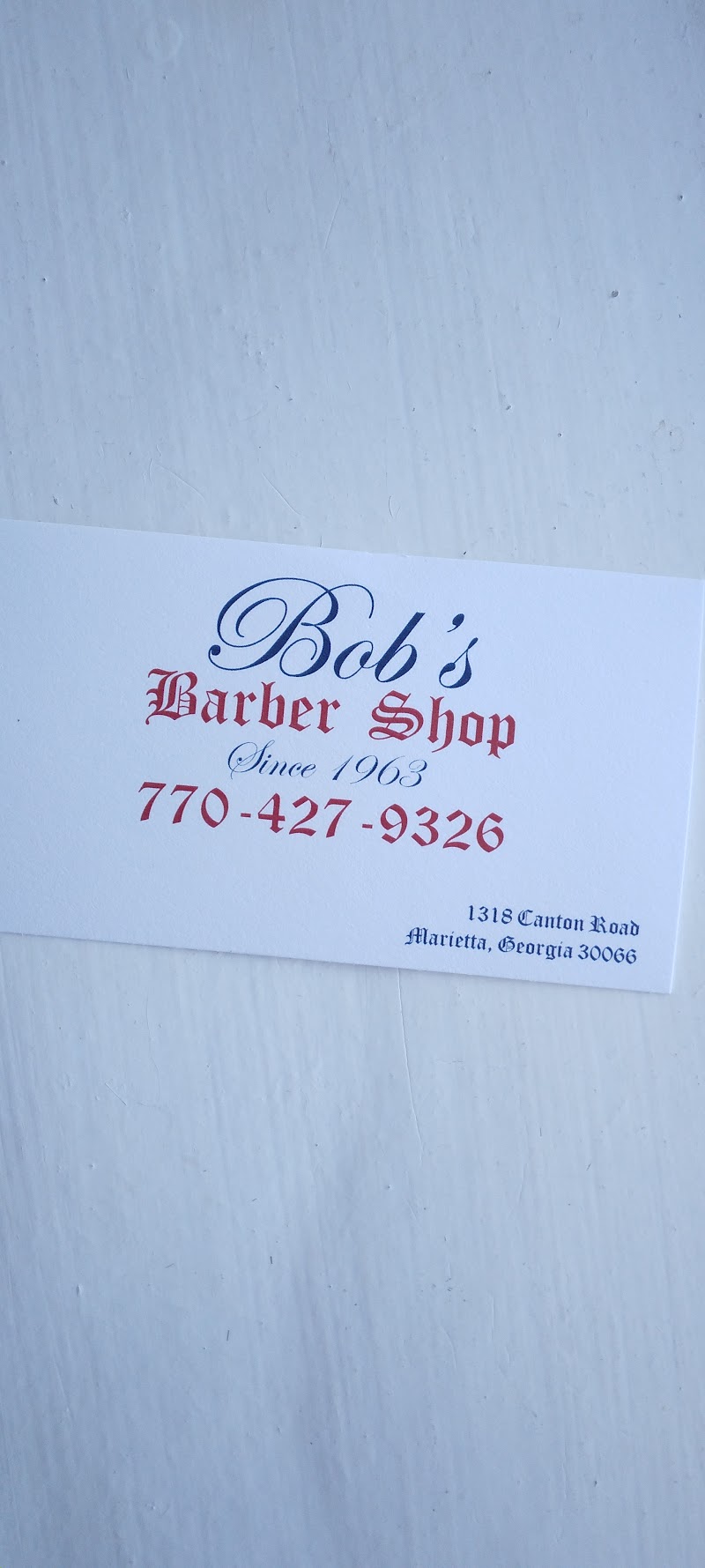 Bob's Barber Shop