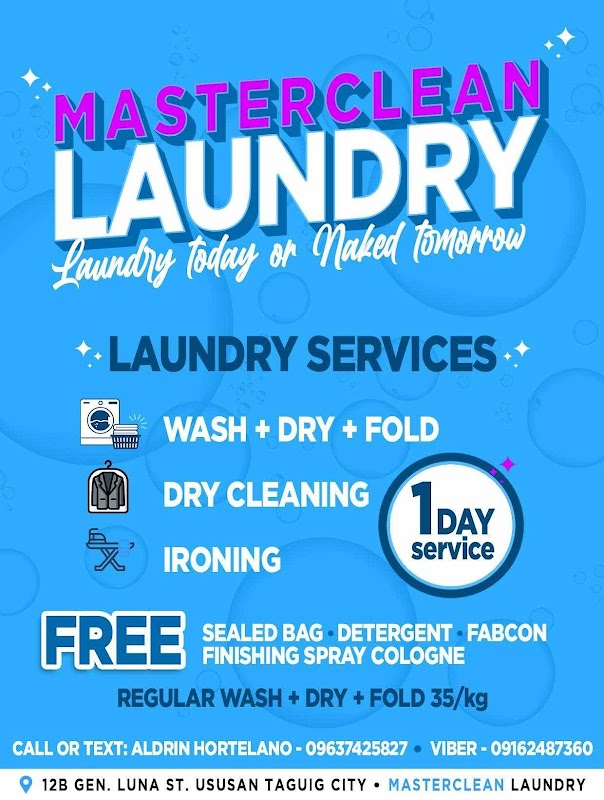 Masterclean laundry services