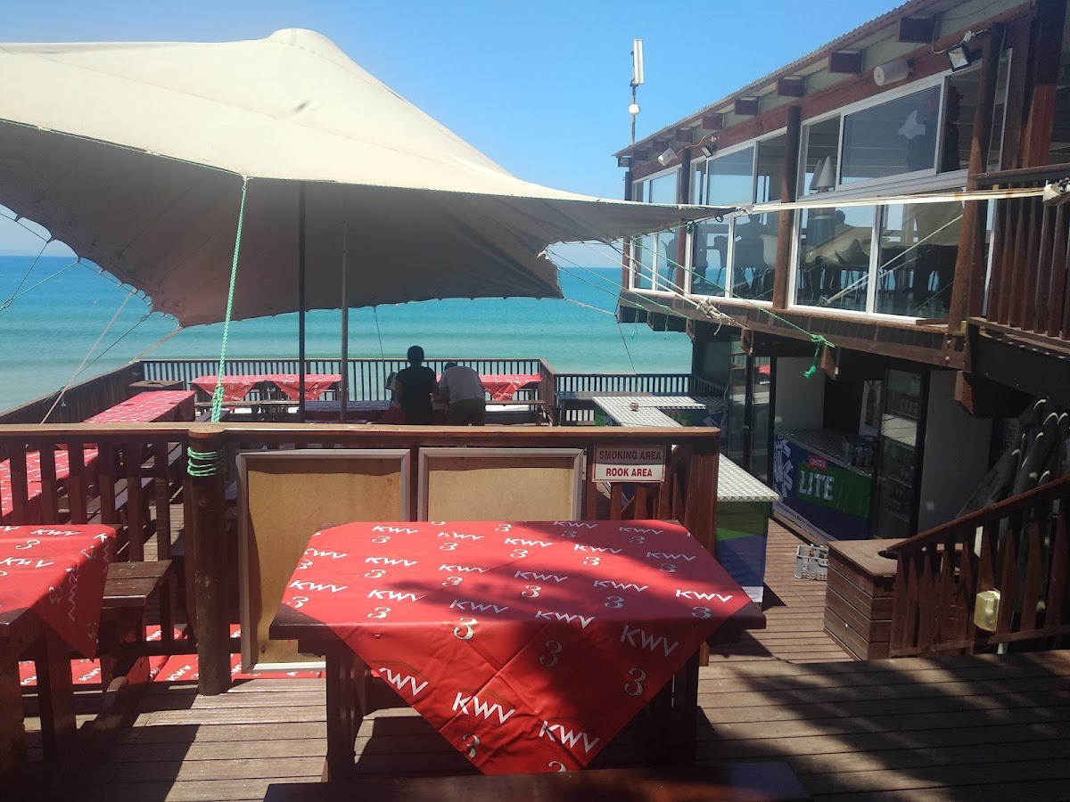 The Beach Bar restaurant in Mossel Bay, Garden Route