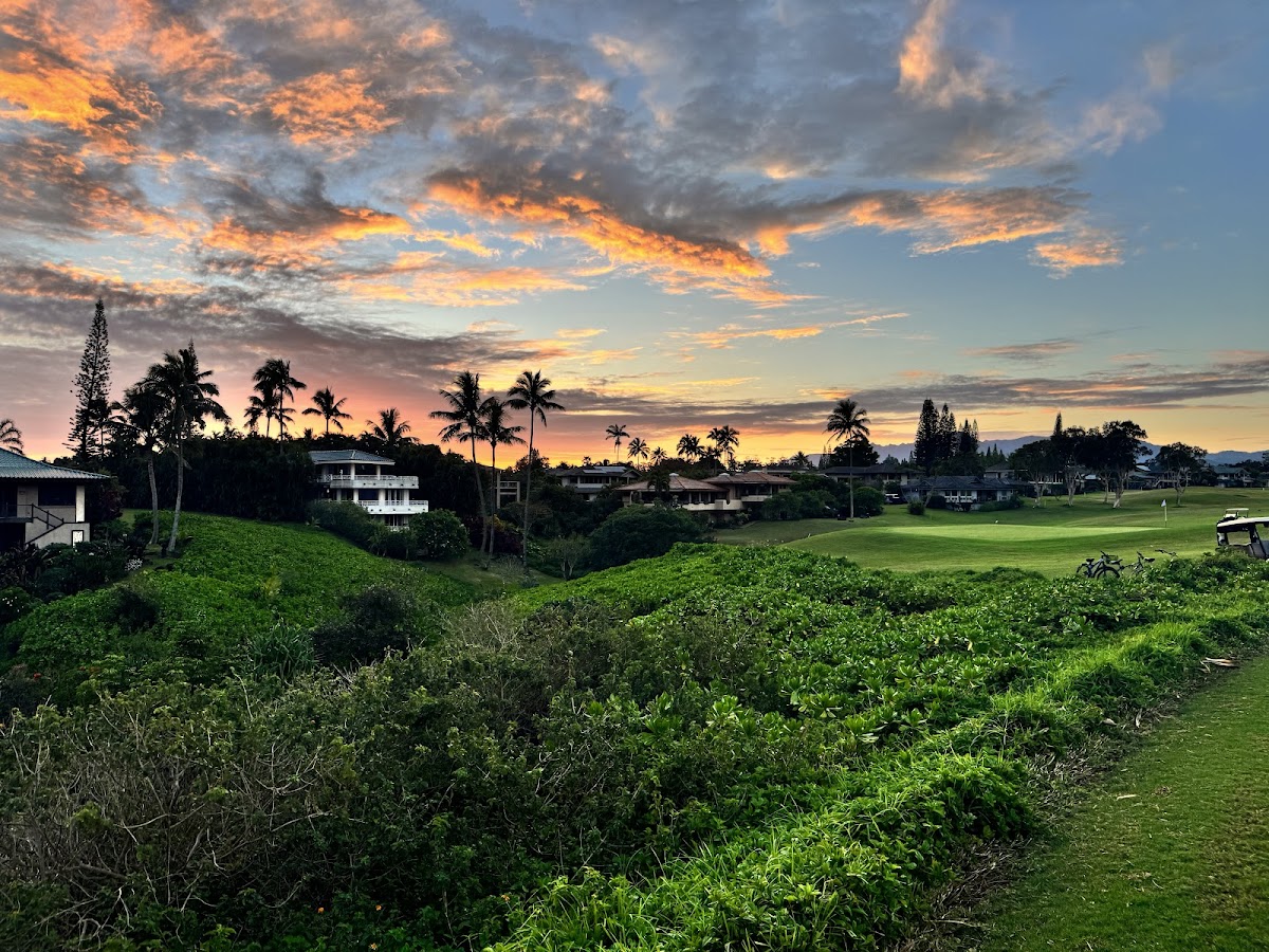 Sunrise Yoga at Makai Golf Course 7th hole