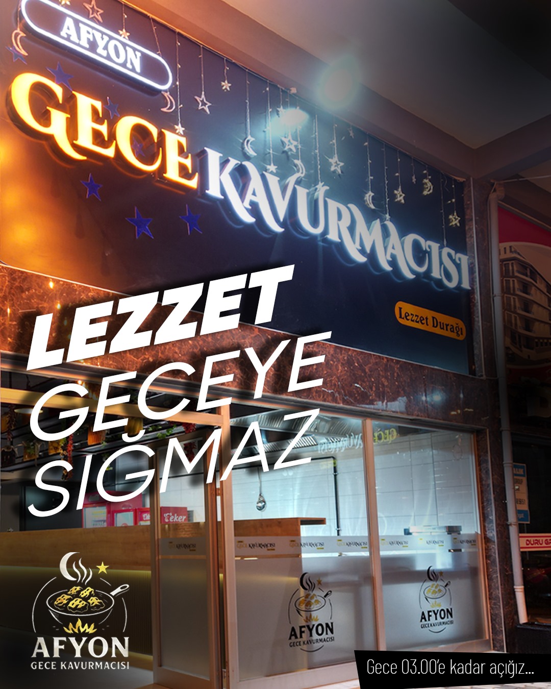 Afyon Gece Kavurmacısı mekanı