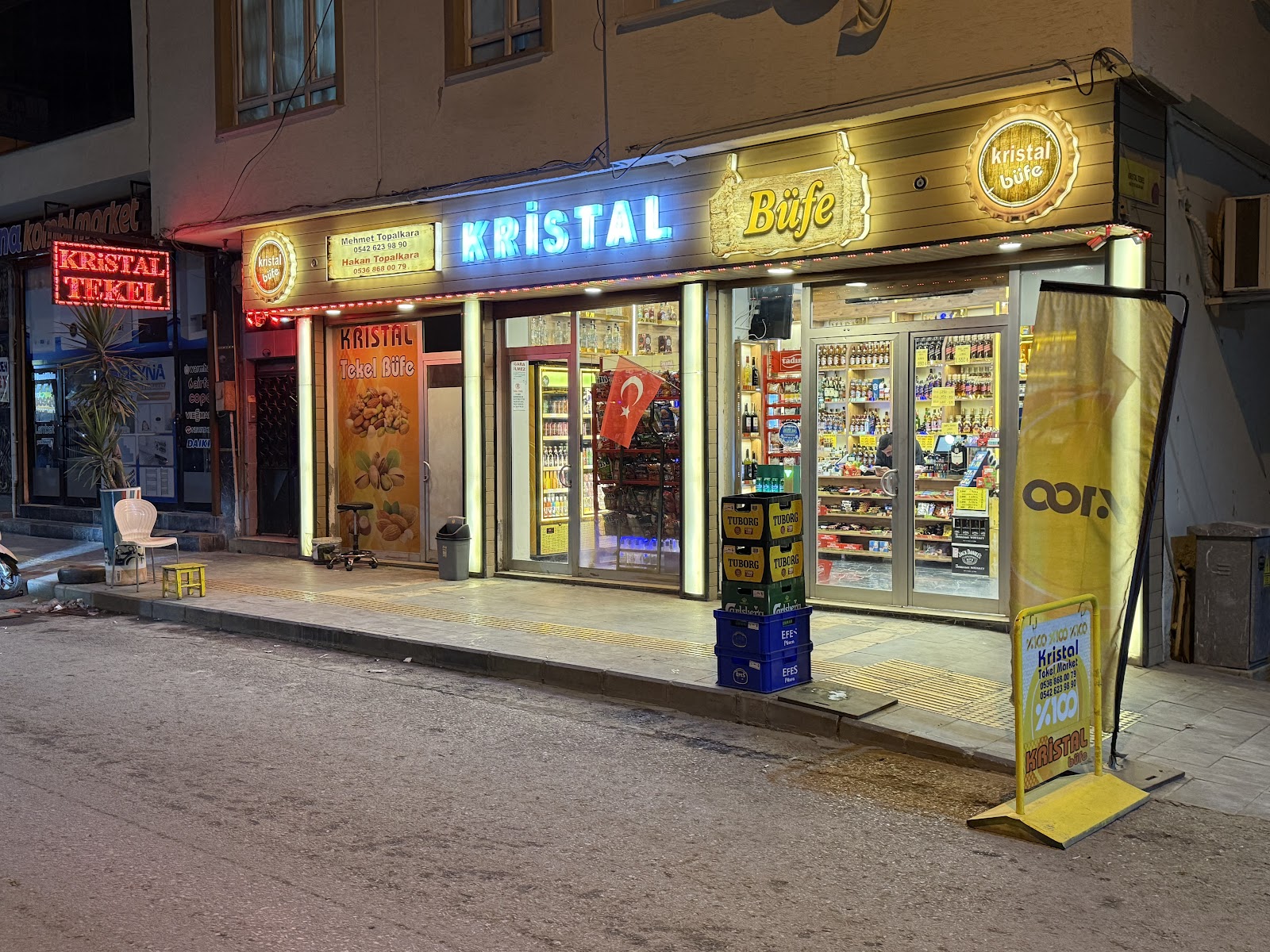 Kristal Tekel Büfe mekanı