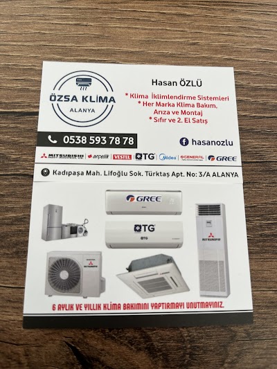 Alanya Özsa Klima Tamir Bakım Servisi - Beyaz Eşya Servisi