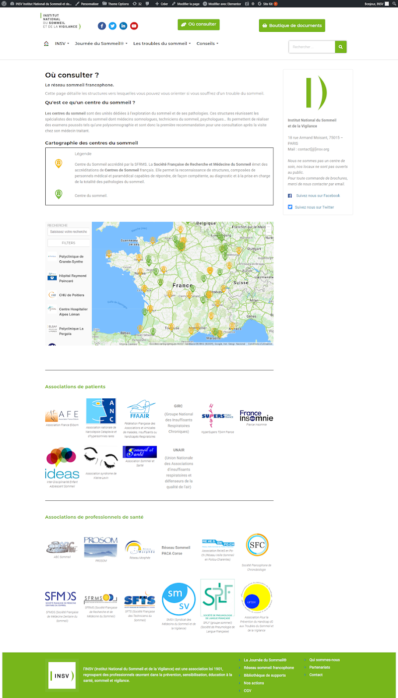 Institut National du Sommeil et de la Vigilance (INSV)