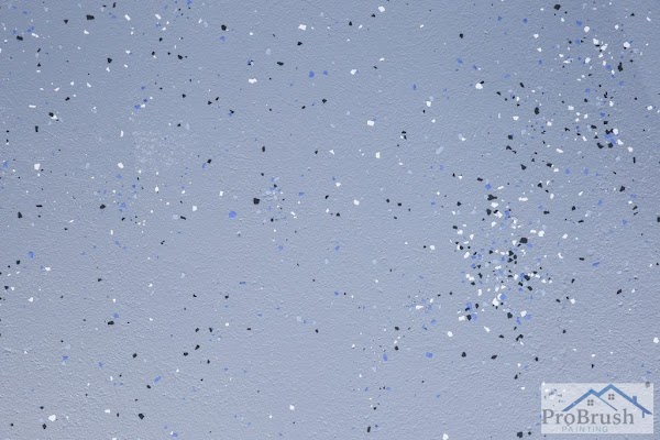 Decorative epoxy floor coating