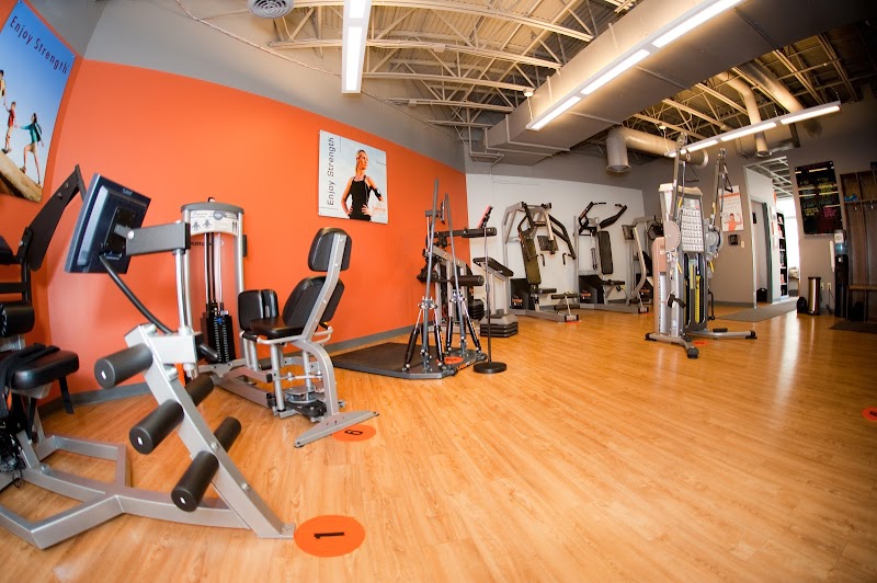 Personal training session at The Exercise Coach gym in north Colorado Springs