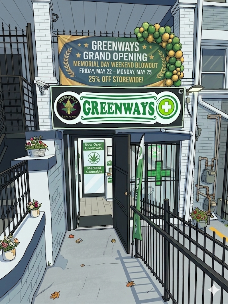 Video tour of GREENWAYS DISPENSARY retail environment