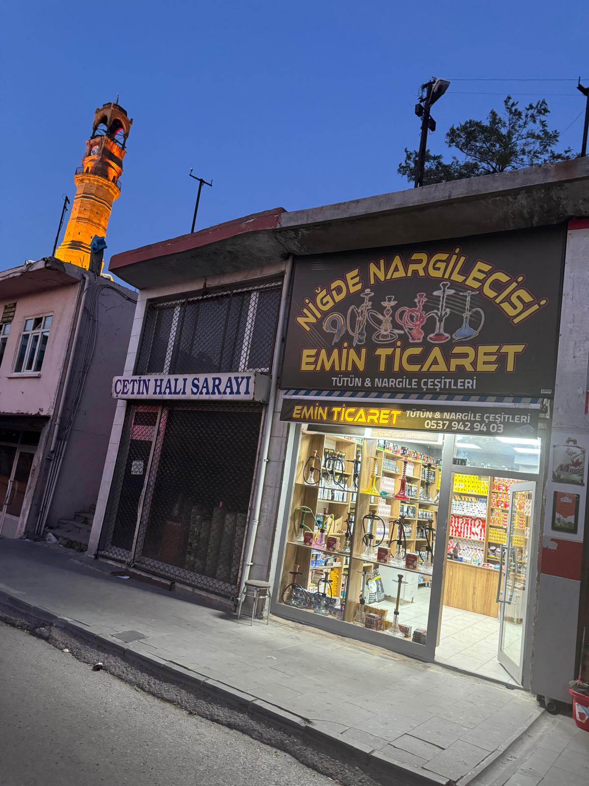 Niğde Nargilecisi mekanı