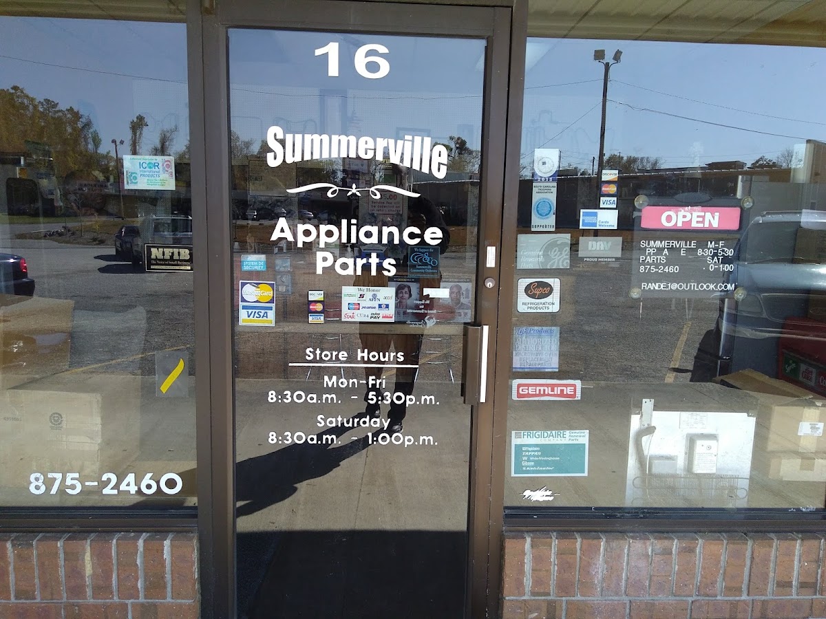 Summerville Appliance Parts