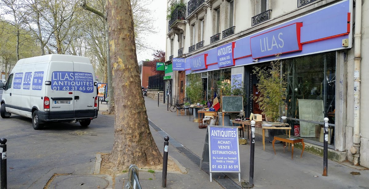 Lilas Antiquités, vue extérieure
