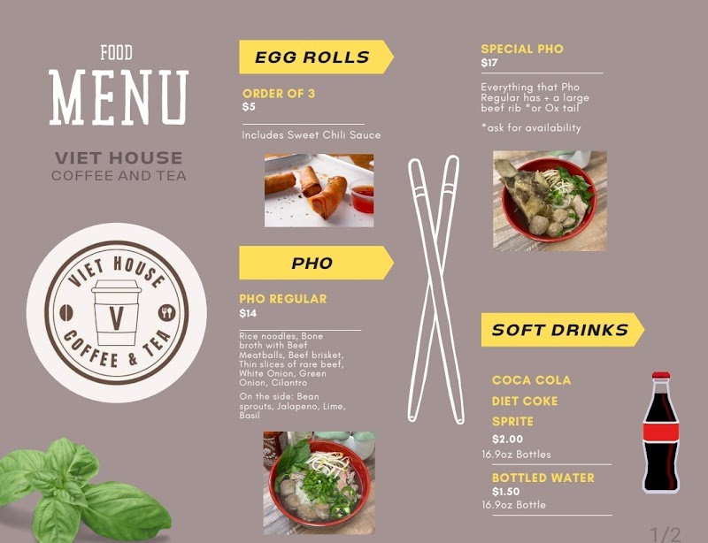 Viet House - Coffee, Boba Tea, & Vietnamese Cuisine photo 3