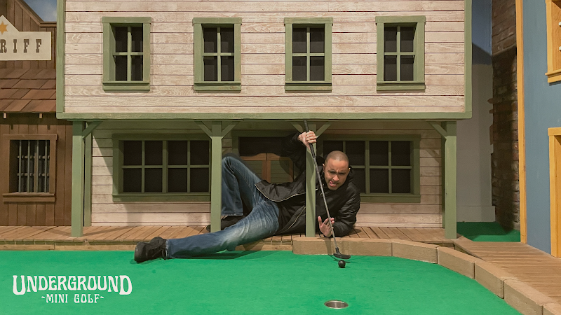 Underground Mini Golf banner