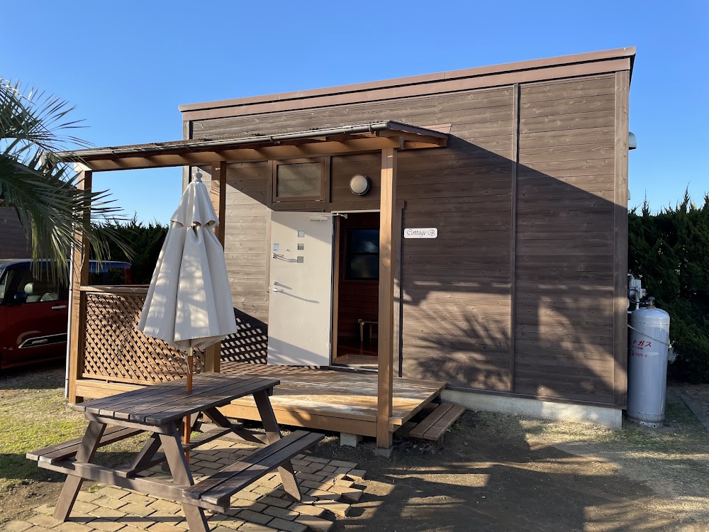 九十九里オートキャンプ場 太陽と海