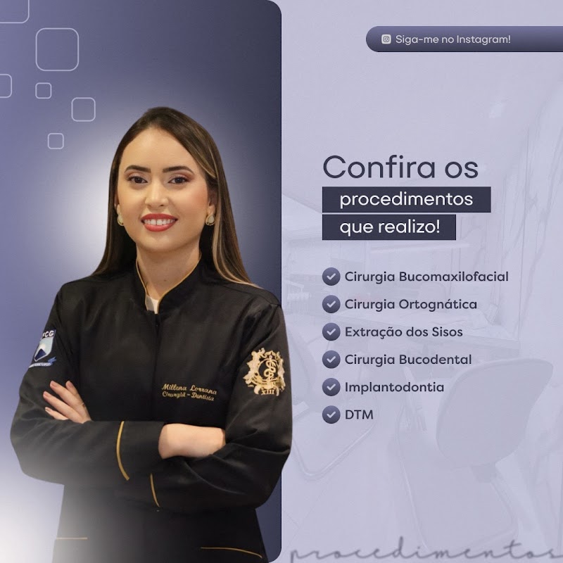 Dra. Millena Lorrana| Cirurgiã bucomaxilofacial| DTM e Bruxismo| Extração de siso| Ortognática| Dentista em João Pessoa - foto 2