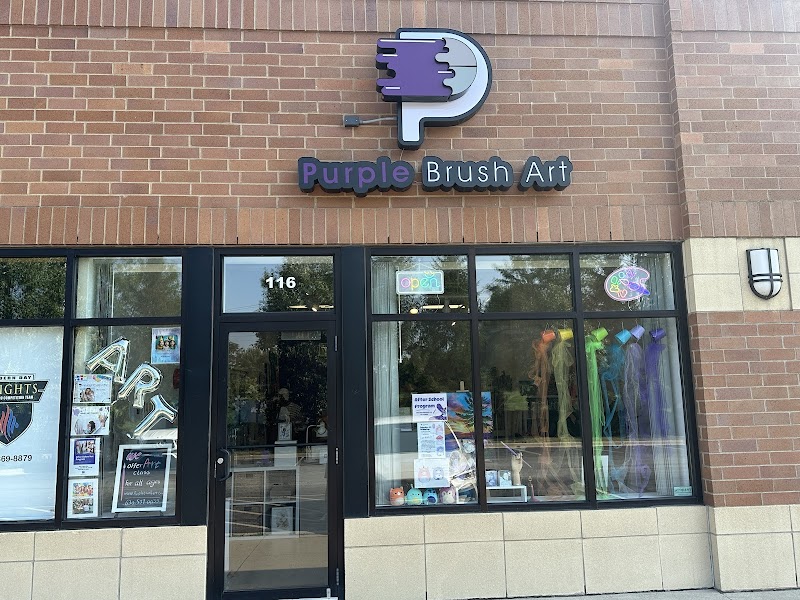 Purple Brush Art Studio