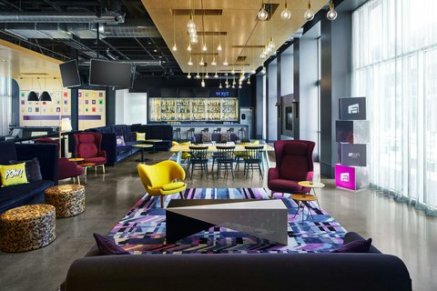 Lounge with games and pool table