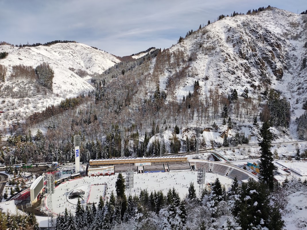 Medeu High-Mountain Ice Skating Rink exterior — Almaty (15km from city centre) 050040, Kazakhstan