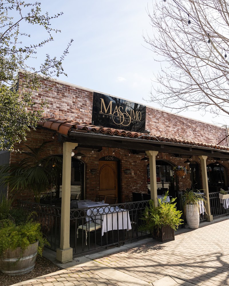 Indoor and outdoor seating with heaters