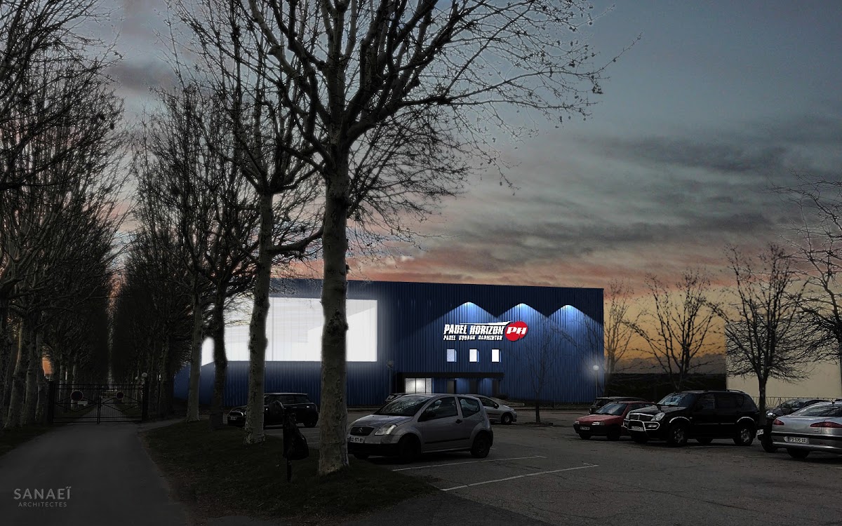 Padel-Horizon, vue extérieure