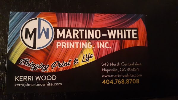Martino-White Printing Inc — featured vendor