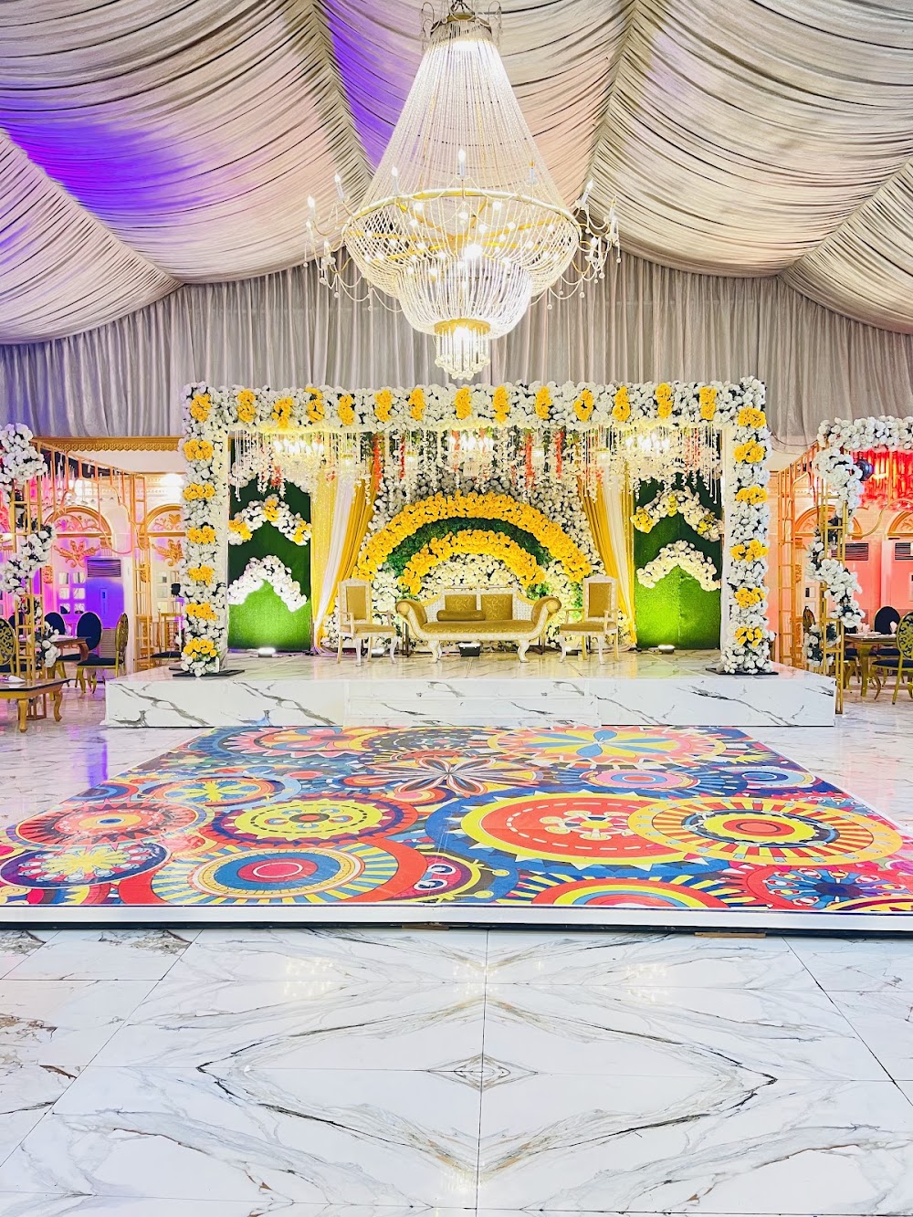 Interior Hall & Stage Setup