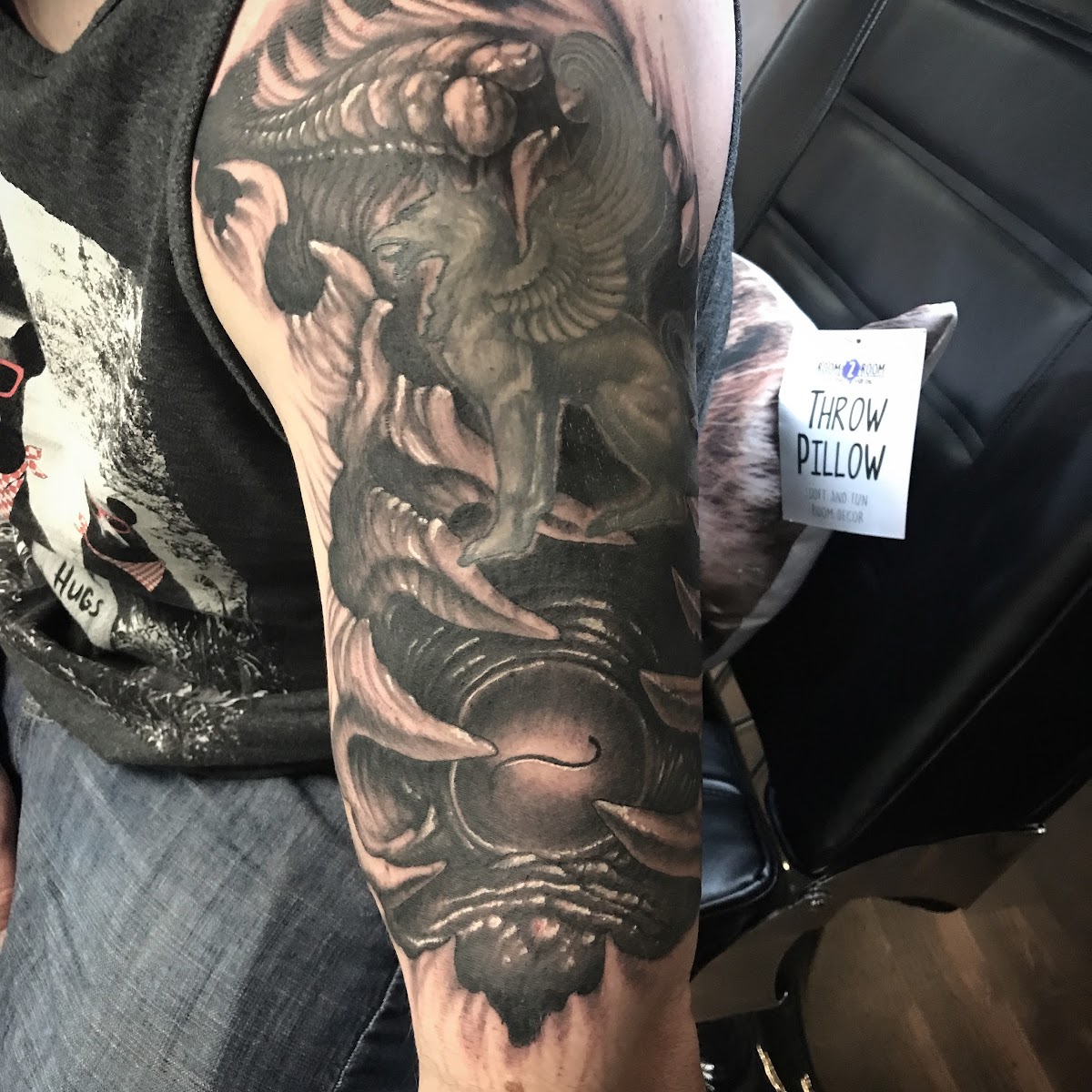 Cloak and Draugr Tattoo tattoo work — photo 3