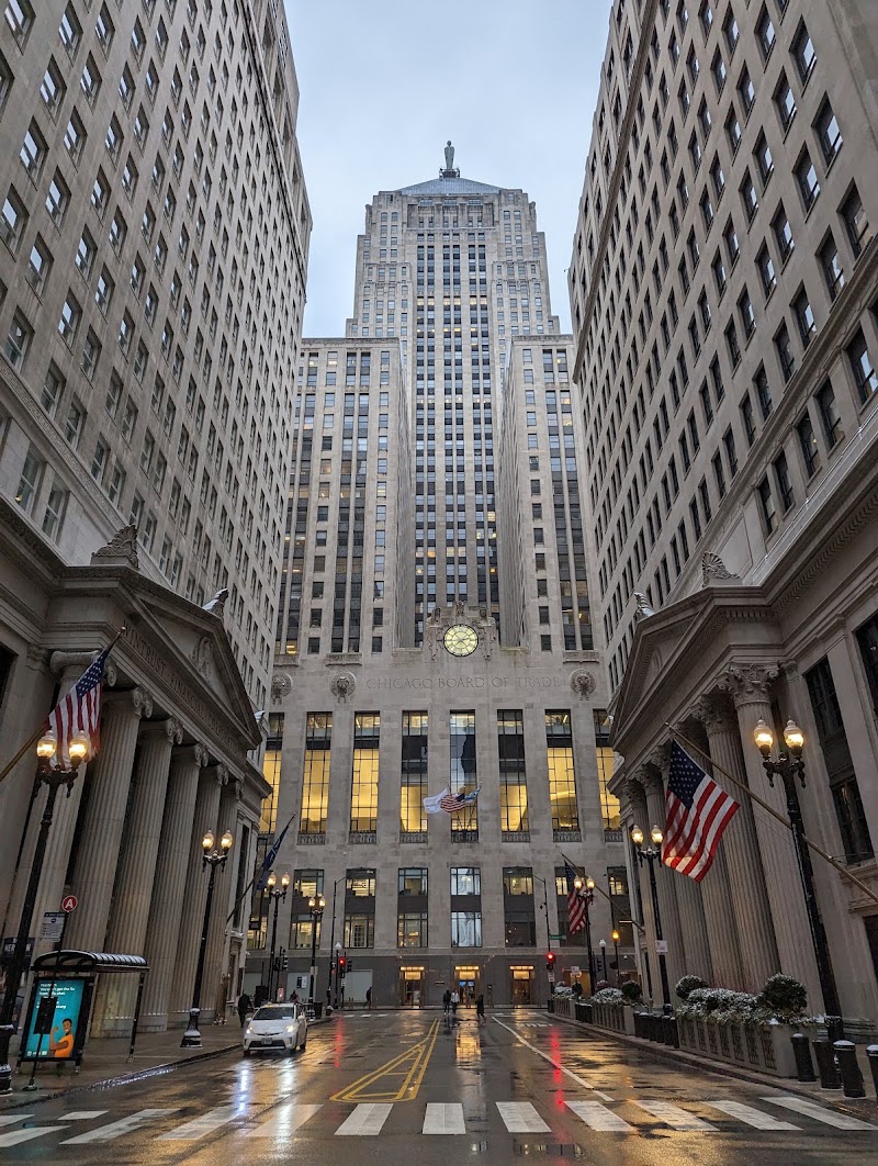 LaSalle Street at the Board of Trade